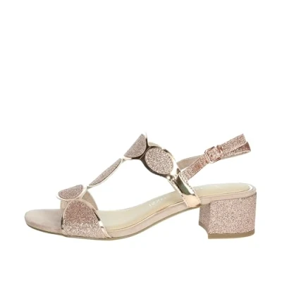 Image of Marco Tozzi Sandals, Women&#039;s, Size: 3, Rosegold High quality imitation leather