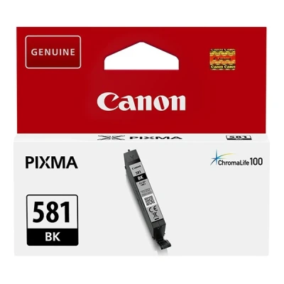 Image of Canon CLI 581BK black ink cartridge (original Canon)