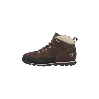Image of Timberland EURO ROCK MID Laceup ankle boots, Men&#039;s, Size: 7, Dark brown nubuck tbayhw Nubuck/textile
