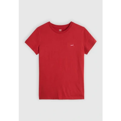 Image of Levi&#039;s THE Perfect TEE Basic Tshirt, Women&#039;s, Size: XS, Rhythmic red
