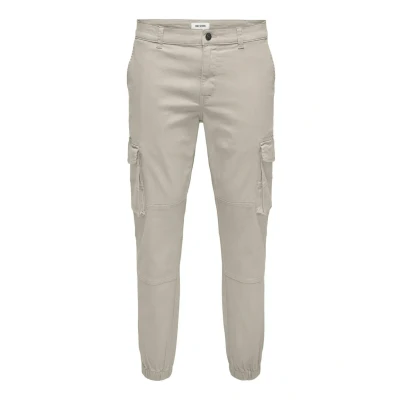 Image of Only &amp; Sons Men&#039;s Pants, Silver Lining, 34W / 32L