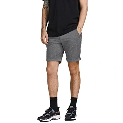 Image of JACK &amp; JONES Chino shorts Casual midi Regular fit, Drizzle, XS
