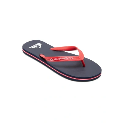 Image of Quiksilver Molokai Core Flip Flops for Men, Red 1, 10.5 UK