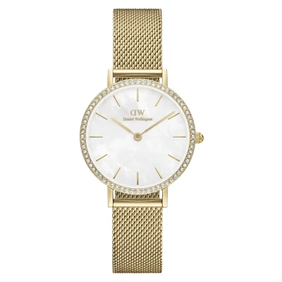 Image of Daniel Wellington Petite Lumine Bezel EVER Watch goldcoloured, Size: 28, Gold coloured