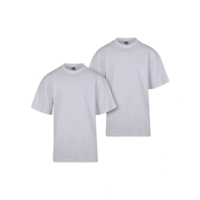 Image of Urban Classics 2PACK Basic Tshirt, Men&#039;s, Size: 3XL, White+white