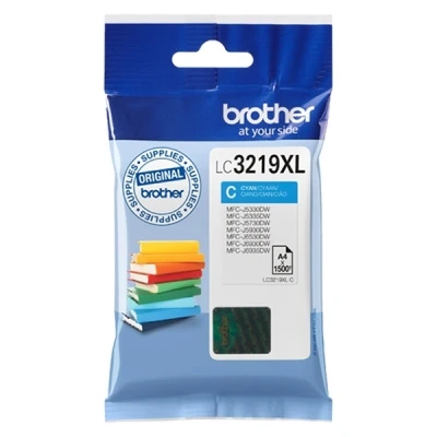 Image of Brother LC 3219XLBK Inkjet Cartridge, Black, Single Pack, High Yield, Includes 1 x Genuine Supplies