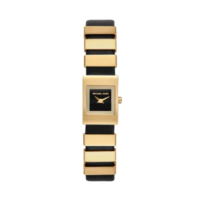 Image of Michael Kors Darrington Watch, Women&#039;s, Size: One Size, Black