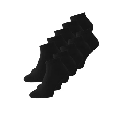 Image of Jack &amp; Jones Jacdongo Socks 10 PACK black/black, Men&#039;s, Size: One Size, Black/black