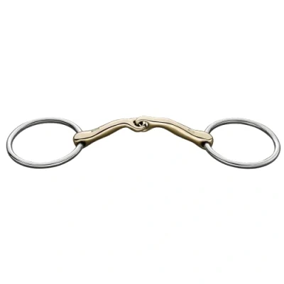 Image of Sprenger KK single jointed loose ring bit 14mm