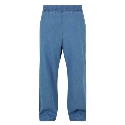 Image of Urban Classics Oversized Relaxed fit jeans, Men&#039;s, Size: Small, Skyblue washed