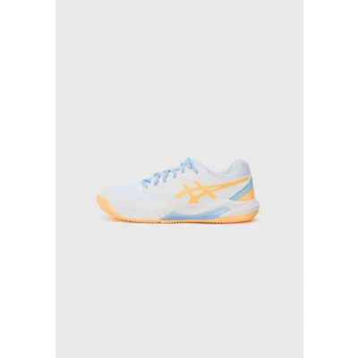 Image of Asics GEL Dedicate 8 Padel shoes, Women&#039;s, Size: 8, White/orange glow shoes