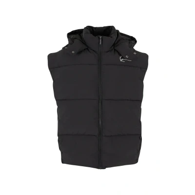Image of Karl Kani Small Signature Puffer Waistcoat, Men&#039;s, Size: Large, Black