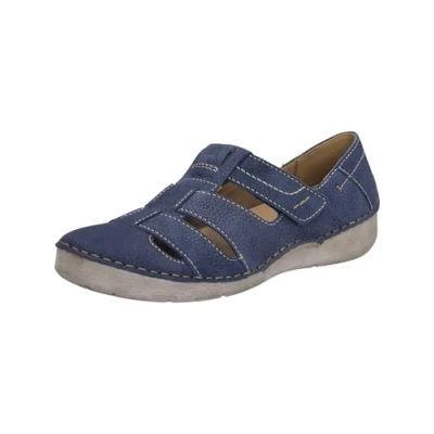 Image of Josef Seibel Fergey 59 Women&#039;s Velcro Low Shoes, Width G (Normal), Interchangeable Footbed, Shark, 40 EU