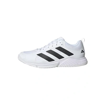 Image of adidas Men&#039;s Court Team Bounce 2.0 Sneaker, Ftwr White Core Black White, 4.5 UK