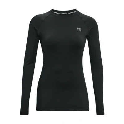Image of Under Armour Authentics CREW Long sleeved top, Women&#039;s, Size: XXL, Black/white