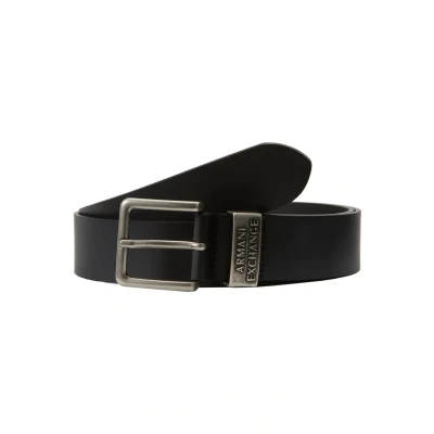 Image of Armani Exchange Belt, Men&#039;s, Size: 32, Nero black