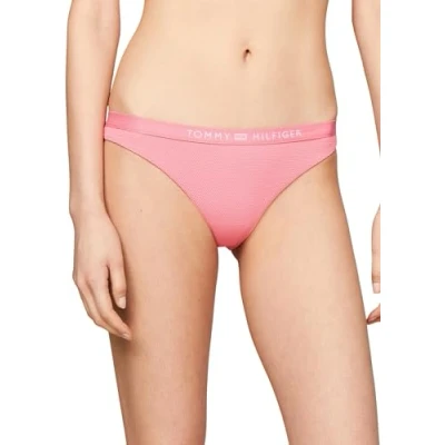 Image of Tommy Hilfiger Tonal LOGO Bikini bottoms, Women&#039;s, Size: XS, Botanical pink