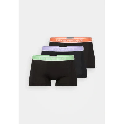 Image of EMPORIO ARMANI Men&#039;s Trunks (Pack of 3), Black/Black/Black, S