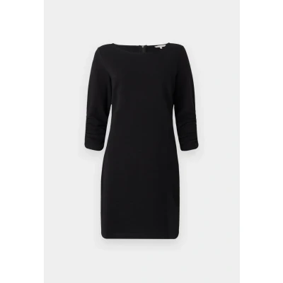 Image of TOM Tailor Denim Dress WITH Sleeve Detail Jersey dress, Women&#039;s, Size: XXL, Black