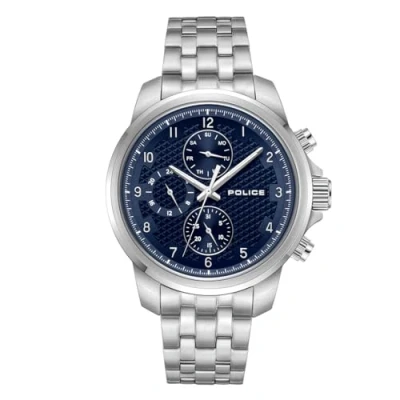Image of Police Mensor Chronograph watch, Men&#039;s, Size: One Size, Blue