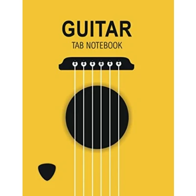 Image of Guitar Tab notebook: Tablature Notebook : Music Paper Sheet For Guitarist And Musicians Wide Staff 8.5 X 11 100 Pages