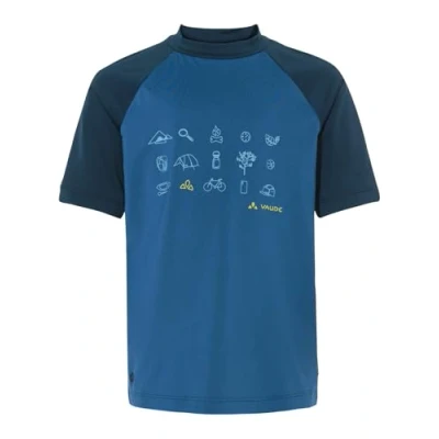 Image of Vaude Solaro Print Tshirt for kids, Size: 4y, Ultramarine
