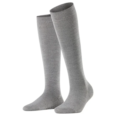 Image of Falke Softmerino Kneehigh warm Knee high socks, Women&#039;s, Size: 4/5, Light grey
