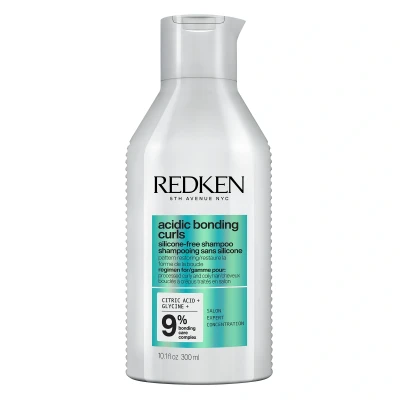 Image of Redken Acidic Bonding Curls Shampoo for Damaged Curly &amp; Coily Hair, Curl Defining, Bond Repair 300ml