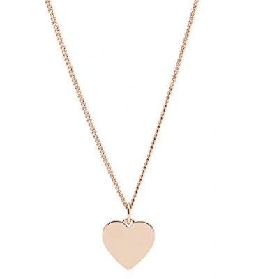 Image of Fossil Vintage Iconic Necklace roségoldcoloured, Women&#039;s, Size: One Size, Roségold coloured