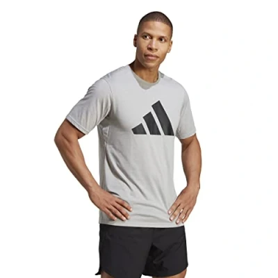 Image of adidas Performance Print Tshirt, Men&#039;s, Size: XL, Black