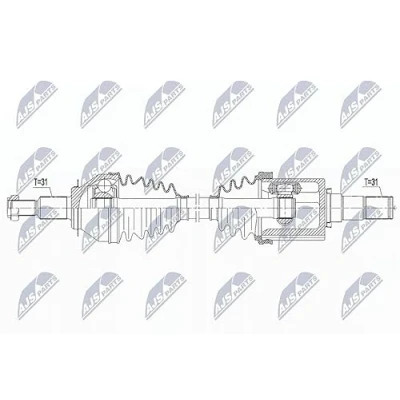 Image of Drive Shaft NTY NPW MZ 074