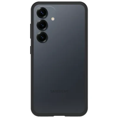 Image of OtterBox React Plastic Back Cover Black/Transparent Samsung Galaxy S25