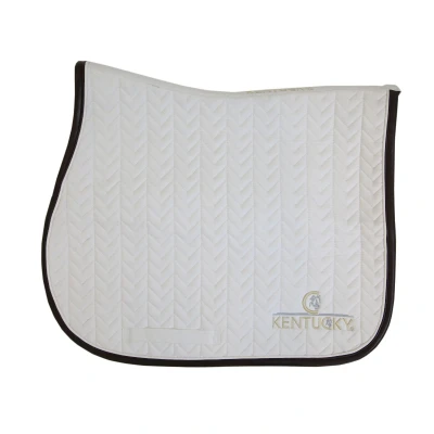 Image of Kentucky Jumping Saddle Pad Fishbone Leather