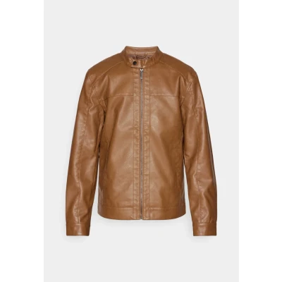 Image of Only &amp; Sons Onsmike Racer Jacket Faux leather jacket, Men&#039;s, Size: XS, Monks robe