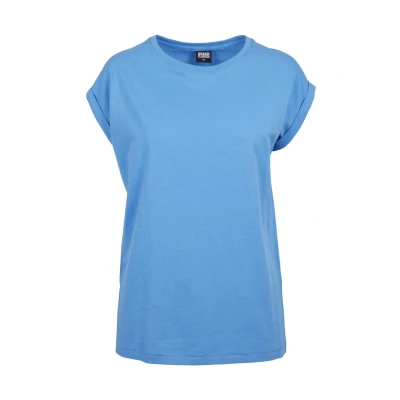 Image of Urban Classics Extended Shoulder Basic Tshirt, Women&#039;s, Size: XXL, Horizonblue