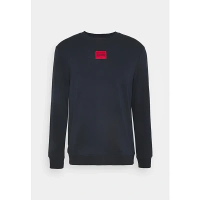 Image of HUGO Dimonihood Sweatshirt, Men&#039;s, Size: Small, Dark blue