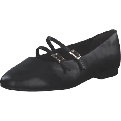 Image of Tamaris Ankle strap ballet pumps, Women&#039;s, Size: 4, Black shoes