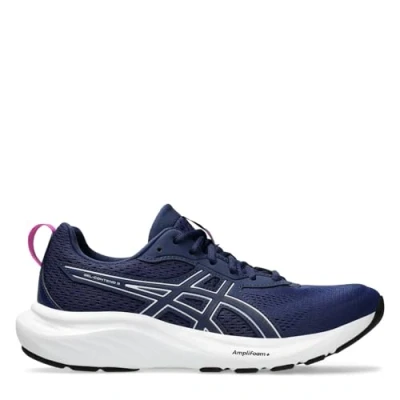 Image of Asics Gelcontend 9 Neutral running shoes, Women&#039;s, Size: 6.5, Blue expanse/pale pink Textile/synthetics