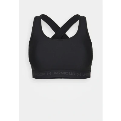 Image of Under Armour Crossback Medium support sports bra, Women&#039;s, Size: 28/30, Black