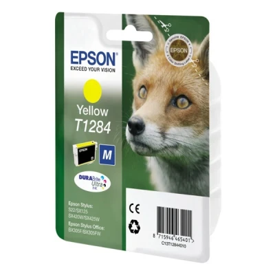 Image of Epson ink cartridge yellow DURABrite T 128 1284