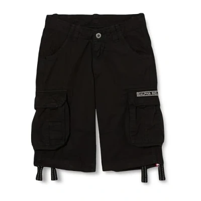 Image of Alpha Industries JET Shorts, Men&#039;s, Size: 27, Schwarz
