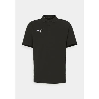 Image of Puma Teamgoal Casuals Polo shirt, Men&#039;s, Size: Large, Black/white