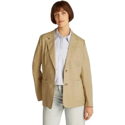 Image of Tommy Hilfiger Blazer, Women&#039;s, Size: 8, Camel
