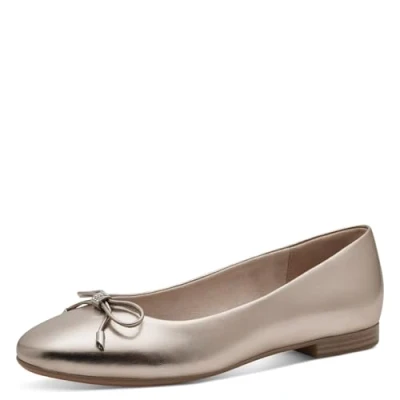 Image of Tamaris Ballet pumps, Women&#039;s, Size: 5.5, Light gold shoes