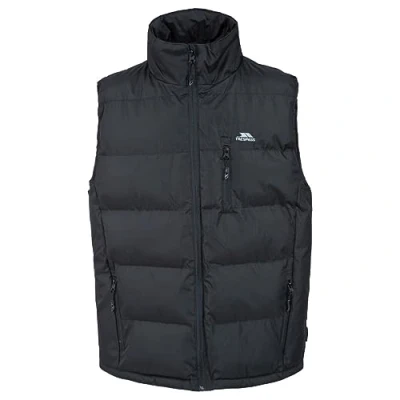 Image of Trespass Men&#039;s Clasp Padded Gilet, Black, S