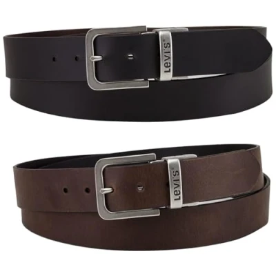 Image of Levi&#039;s Plus Reversible CORE Unisex Belt, Size: 54, Brown