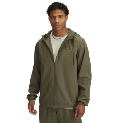 Image of Under Armour Rival Windbreaker, Men&#039;s, Size: XL, Marine green