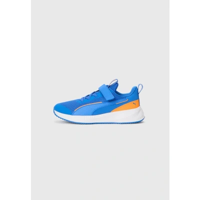 Image of Puma Unisex Kid&#039;s Flyer 3 Ac+ Ps Sneaker, Mountain Blue White, 13 UK
