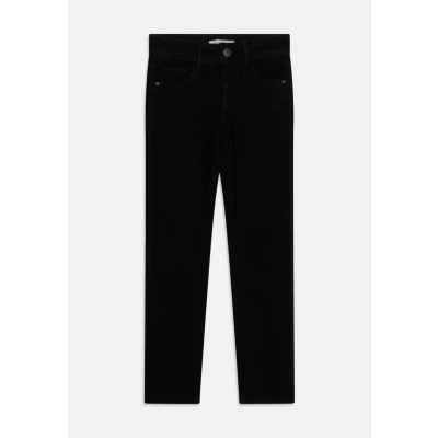 Image of Name it Nkfpolly Straight leg jeans for kids, Size: 7y, Black denim
