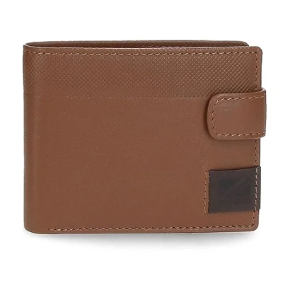 Image of Pepe Jeans Topper Horizontal wallet with click Closure, One Size, Brown, closure